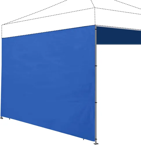 Vista 22 de Joramoy Paredes laterales de tienda de campaña para toldo desplegable de 8 x 8, pared solar instantánea con capa impermeable y de protección UV