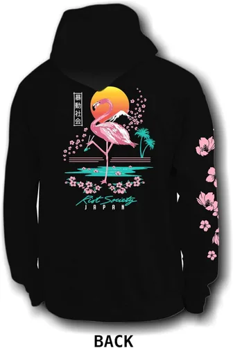 Vista 3 de Riot Society Sudadera con capucha estampada o bordada para hombre