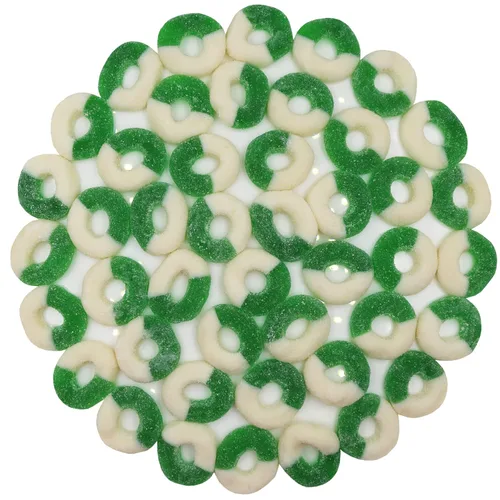 Vista 4 de FirstChoiceCandy Anillos de goma (manzana verde, 2.5 libras (paquete de 1))