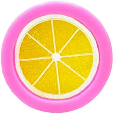 Vista 3 de Juego de moldes de silicona de caramelo de 2 piezas de fruta de naranja