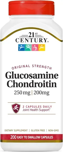 Vista 6 de 21st Century Glucosamina 250 mg y condroitina 200 mg cápsulas, 120