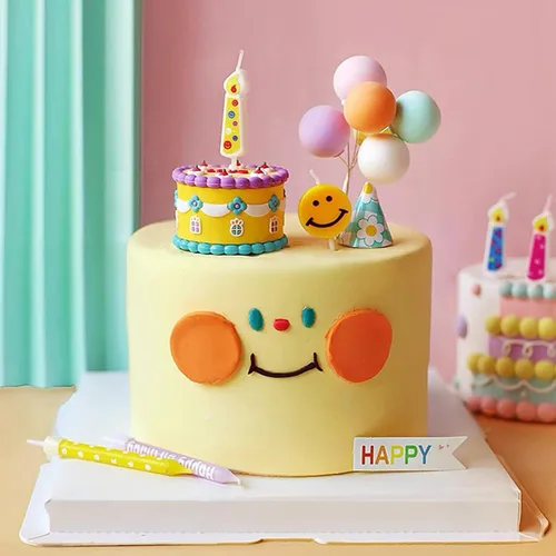 Vista 2 de Moldes de silicona para fondant de cara sonriente (3 unidades), molde de silicona para decoración de pasteles de flores sonrientes para cupcakes