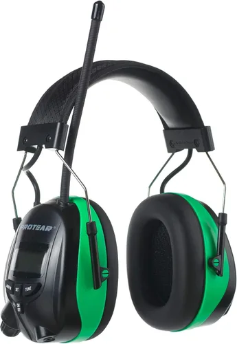 Vista 14 de E8830 auriculares con radio digital AM FM, protección auditiva con reducción de ruido de 25dB, orejeras de seguridad, cómodos protectores auditivos