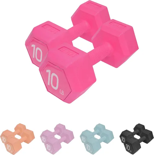 Vista 22 de Dumbbell Sets With Rack - 5/15/20/25/36lb Dumbbells Pair Hand Weights Set of 2 - Easy Grip - Arm Weights for Strength Training Workouts Fitness