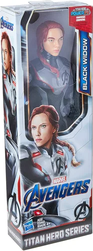 Vista 2 de Avengers Marvel Endgame Titan Hero Series Black Widow - Figura de acción de superhéroe de 12 pulgadas con puerto Titan Hero Power Fx