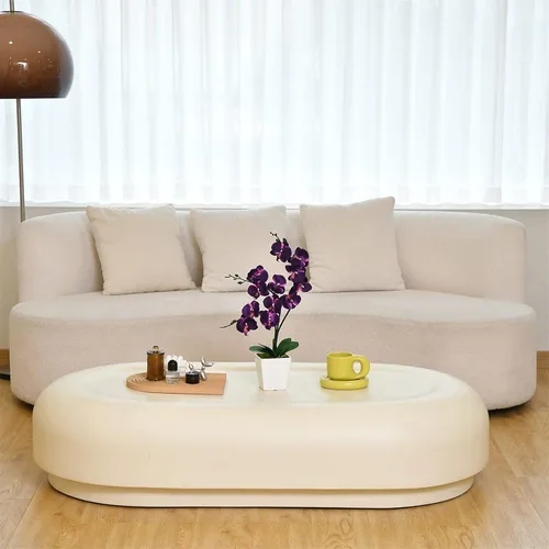 Vista 4 de Arreglos de macetas de plantas de flores de orquídea Phalaenopsis de seda artificial de 15 pulgadas de alto (verde manzana)