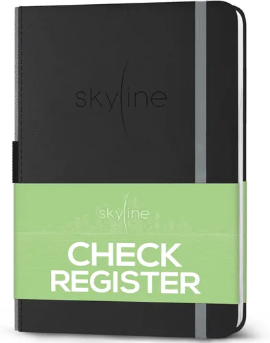 Vista 11 de Skyline Registro de cheques - Libro de registro contable para ingresos y gastos - Chequera de transacciones para pequeñas empresas - Cuaderno