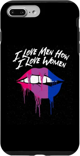 Vista 9 de iPhone 15 I Love Men How I Love Women Bisexual LGBTQ Bi Pride Gay Case