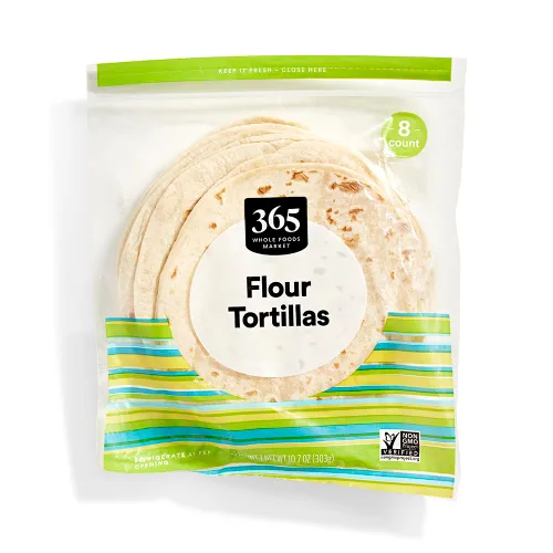 365 por Whole Foods Market, tortillas de harina orgánicas estilo casero, 6 unidades, 340,19 gr