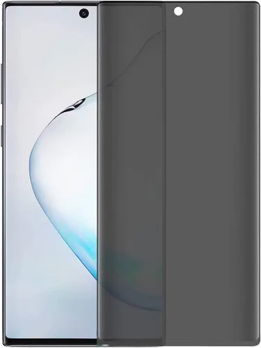 [2 unidades para Samsung Galaxy Note 10 Plus N975F N975U 3D privacidad anti espía vidrio templado protector de pantalla antiarañazos película