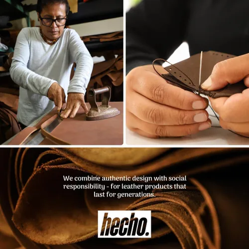 Vista 7 de hecho. Funda de piel de grano superior para iPad Pro 13, iPad Air 13 y iPad Pro 12.9 M1/M2 con soporte para lápices, hecha a mano y justa