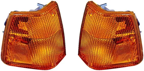 Vista 5 de Para Volvo WI Integral Aero Sleeper Conjunto de luz de señal 1996 1997 lado del conductor Lente amarilla para WH2550100 1114975