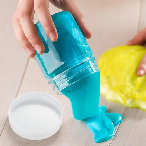 Vista 6 de Patelai 4 piezas de tarros de plástico transparentes redondos de boca ancha a prueba de fugas con tapas para almacenamiento de viaje, maquillaje