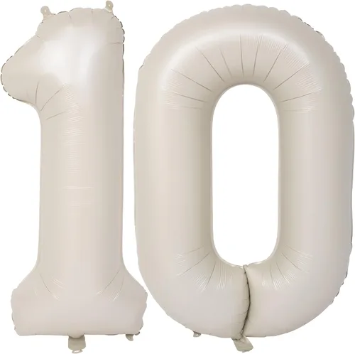 Vista 25 de Globos de 40 pulgadas con números de caramelo, papel de aluminio de helio, globos de látex de Mylar para fiesta de cumpleaños, decoración digital 0