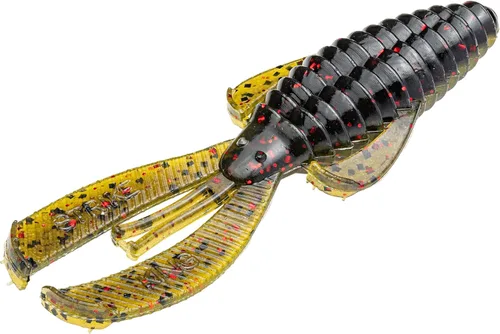 Vista 11 de Strike King Rage Bug Señuelo de Pesca, Grúber de Plástico Suave, Diseño Único, Acción Sutil