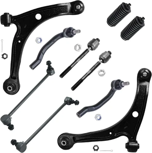 Vista 12 de Detroit Axle - Kit de brazos de control de extremo delantero de 10 piezas para Jeep Cherokee 1991-1999, Comanche 1991-1992, 4 brazos de control