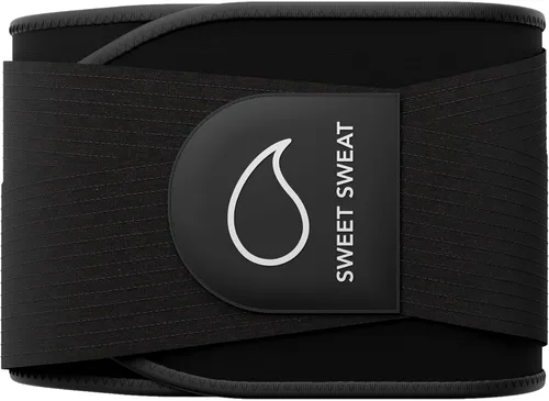 Sports Research® Sweet Sweat Waist Trimmer Pro Series - Shapewear Fitness Belt w/Adjustable Straps for a Tighter Support