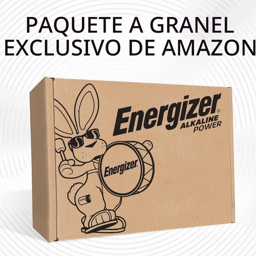 Vista 8 de Energizer - Pilas alcalinas AA (paquete de 20), pilas alcalinas dobles A de larga duración