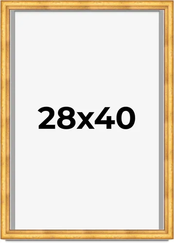 Vista 32 de Caja de sombra de 5 x 5 pulgadas, marco de exhibición biselado de hoja dorada Madera maciza 1.75 pulgadas de profundidad 1.75 pulgadas