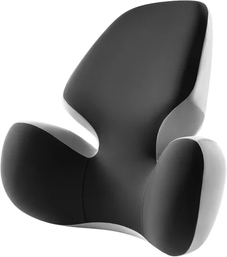 Vista 10 de BEBAS Almohada de apoyo lumbar para silla de oficina, cojín ergonómico de espuma viscoelástica para aliviar el dolor de espalda baja, funda lavable