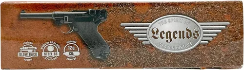 Vista 7 de Umarex Legends, P.08 BB Gun, All Metal, .177 Caliber, Air Pistol, Blowback Action