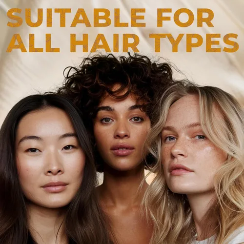 Vista 4 de VAO Mascarilla capilar acondicionadora profunda para cabello dañado, mascarilla hidratante para cabello seco dañado con aceite de argán, manteca