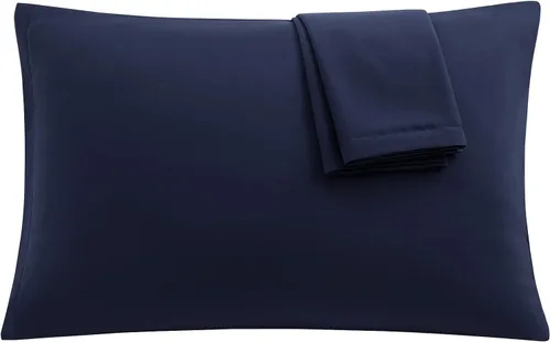 Vista 6 de SAHARBEDDINGS Funda de almohada de viaje para niños pequeños, 14 x 20 pulgadas, 600 hilos, paquete de 2 fundas de almohada para bebé con cremallera