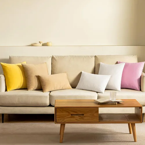 Vista 6 de ANRODUO Paquete de 2 fundas de almohada decorativas de terciopelo rosa bebé, fundas de almohada decorativas de primavera, fundas de cojín europeas