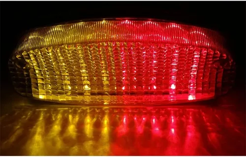 Vista 6 de Señales de giro de freno con marcado DOT marcado E Luz LED integrada para Honda Shadow VLX 600 / Spirit 1100 1999 2000