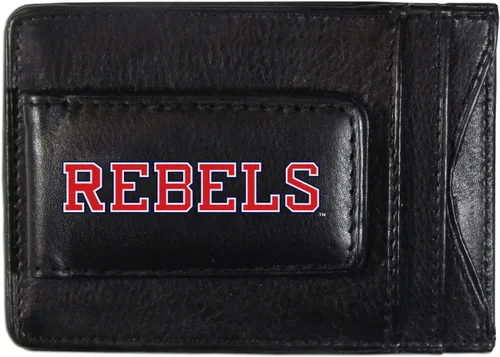 Vista 14 de Siskiyou Sports NCAA unisex Logo Leather Cash and Cardholder
