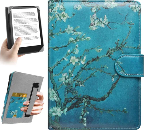 Vista 10 de HoYiXi Funda universal para Kindle eReader de 7 pulgadas, compatible con Paperwhite/Pocketbook de 6.8 pulgadas y Tolino/Kobo Clara 2E/Kobo Clara HD