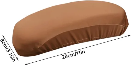 Vista 5 de Kakalote Fundas para reposabrazos de silla de oficina, 1 par, elásticas para silla de computadora, fundas elásticas para sillas de escritorio, Negro