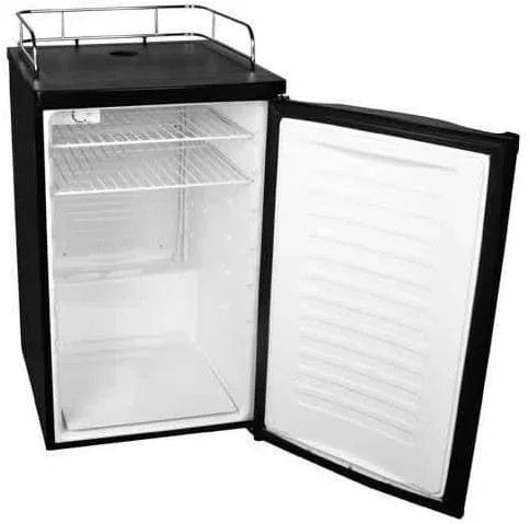 Vista 4 de EdgeStar BR2001BL Refrigerador de temperatura ultra baja para conversión Kegerator
