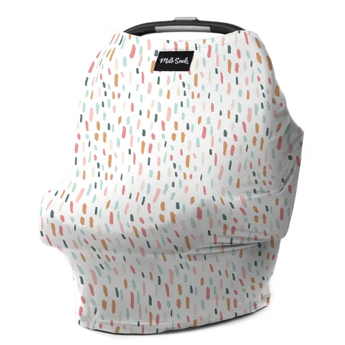 Vista 13 de Milk Snob Original Cubierta 5-en-1 - Privacidad añadida para la lactancia, asiento de coche para bebé, portabebés, cochecito, silla alta, carrito