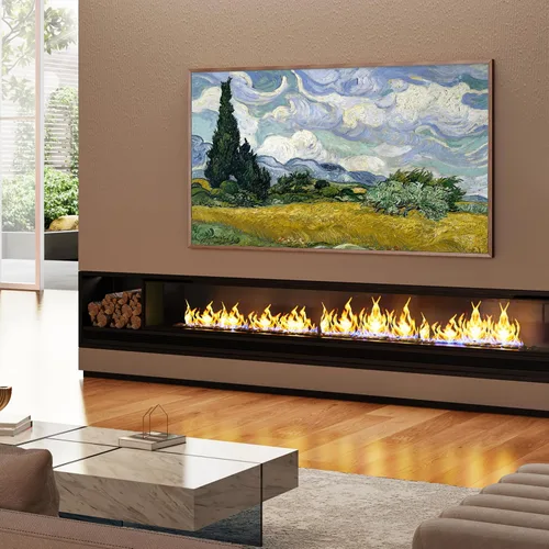 Vista 21 de Hisense Serie S7N CanvasTV de 55 pulgadas QLED 4K Dolby Vision HDR Google Smart TV (55S7N) - 144Hz, modo artístico, panel antirreflejos, pantalla
