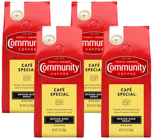 Vista 35 de Community Coffee 100% Colombia, café molido tostado medio oscuro, 12 onzas (paquete de 1)