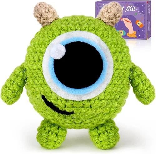 Vista 21 de Crochetta Kit de ganchillo para principiantes, kit de inicio de ganchillo con tutoriales en video paso a paso, kit de ganchillo para principiantes