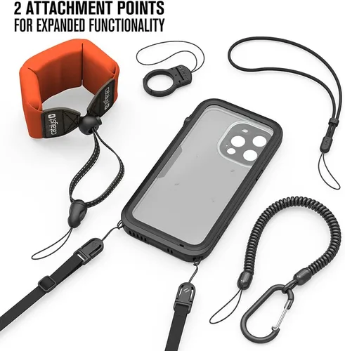 Vista 6 de Catalyst Funda de protección total para iPhone 13 Pro – 5 veces más impermeable iPhone 13 Pro, pantalla altamente sensible e identificación facial