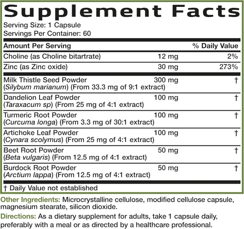 Vista 8 de Bronson Desintoxicación Hepática Avanzada Fórmula de Limpieza y Descanso Apoya la Función Saludable del Hígado con Cardo Mariano, Raíz de Diente