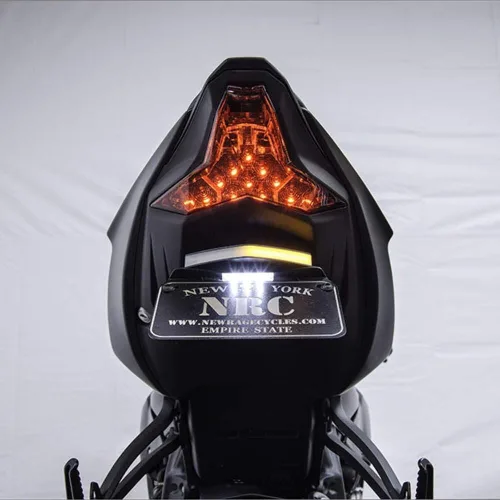 Vista 2 de New Rage Cycles - Eliminador de guardabarros compatible con Kawasaki ZX-6R (2019-presente) estándar 2019-2023 No Thanks