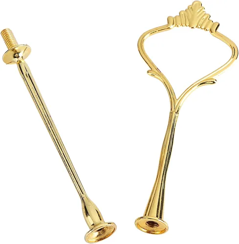 Vista 9 de Soporte de placa de pastel de varios niveles para bandeja de cupcakes para tartas, soporte de montaje de platos de frutas