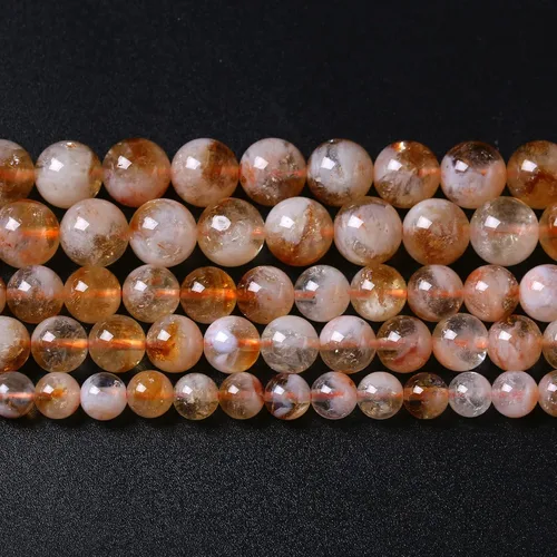 Vista 24 de 60 piezas de cuentas de piedra natural de 6 mm de esmeralda verde Cuentas sueltas redondas de piedra de curación de energía AAA para hacer joyas