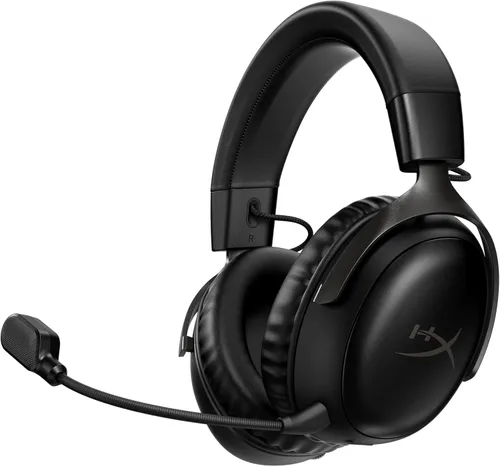 HyperX Cloud III - Auriculares inalámbricos para juegos para PC, PS5, PS4, batería de hasta 120 horas, inalámbrico de 2.4 GHz, controladores en