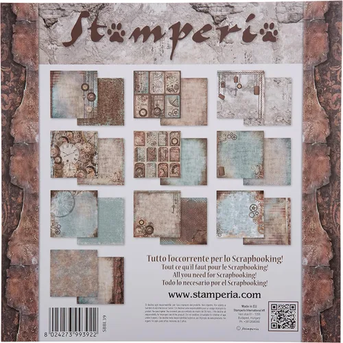 Vista 5 de Stamperia Intl Papel para álbumes de recortes, multicolor, paquete de 10