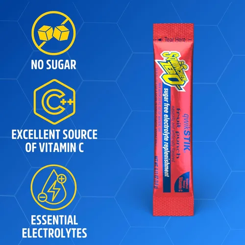 Vista 61 de Bebida en polvo Qwik Stik de Sqwincher, con electrolitos y sin azúcar (contiene 50 unidades), cítrico (Cool Citrus), 50