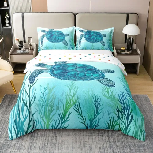 Vista 21 de Axolotl Funda de Edredón 100% Algodón Tamaño Twin Lindo Juego de Ropa de Cama de Axolotl Funda de Edredón Kawaii Funda de Edredón de Animales