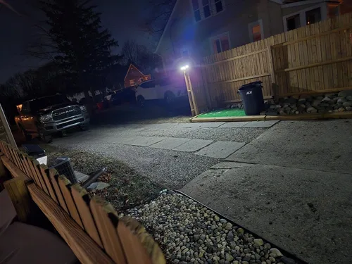 Vista 8 de Luces solares con sensor de movimiento para exteriores impermeables - 3000LM Luces solares de seguridad al aire libre 270° Iluminación IP65 Luz