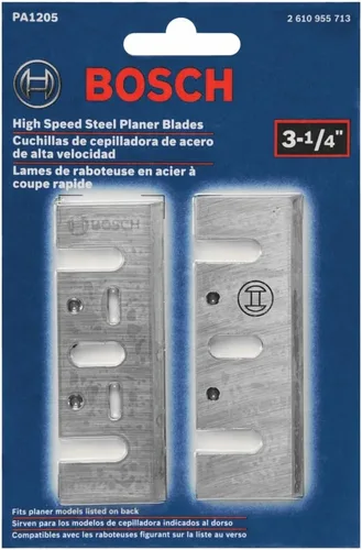 Vista 2 de BOSCH Cuchillas de acero de alta velocidad de repuesto PA1205 para cepilladora 1594