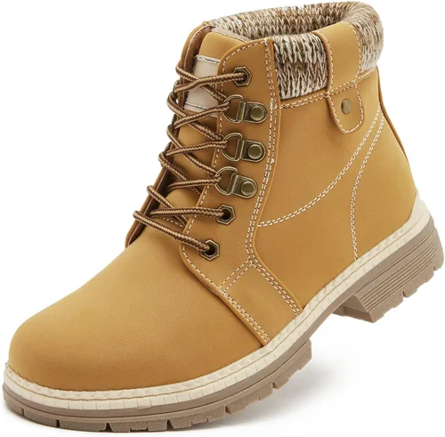 COTTIMO Botas de invierno antideslizante con forro de piel para mujer