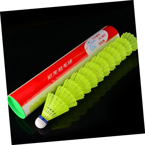Vista 7 de Sosoport 12pcs Nylon Plastic Badminton Shuttlecocks Sports Supplies Exercise Accessories Badminton Birdies for Students